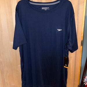 Speedo Men's Deep Blue Short Sleeve Tee